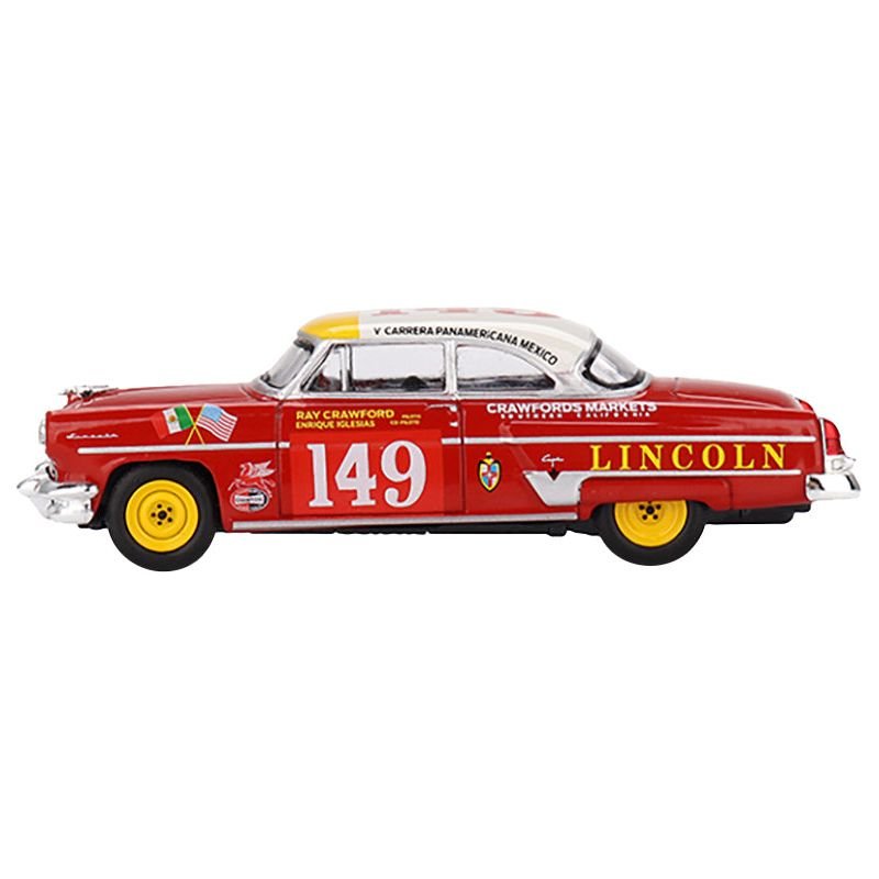 Lincoln Capri 149 Ray Crawford - Enrique Iglesias Class Winner "Carrera Panamericana" (1954) Limited Edition to 3960 pieces Worldwide 1/64 Diecast Model Car by True Scale Miniatures - True Scale Miniatures - ModelCars.com