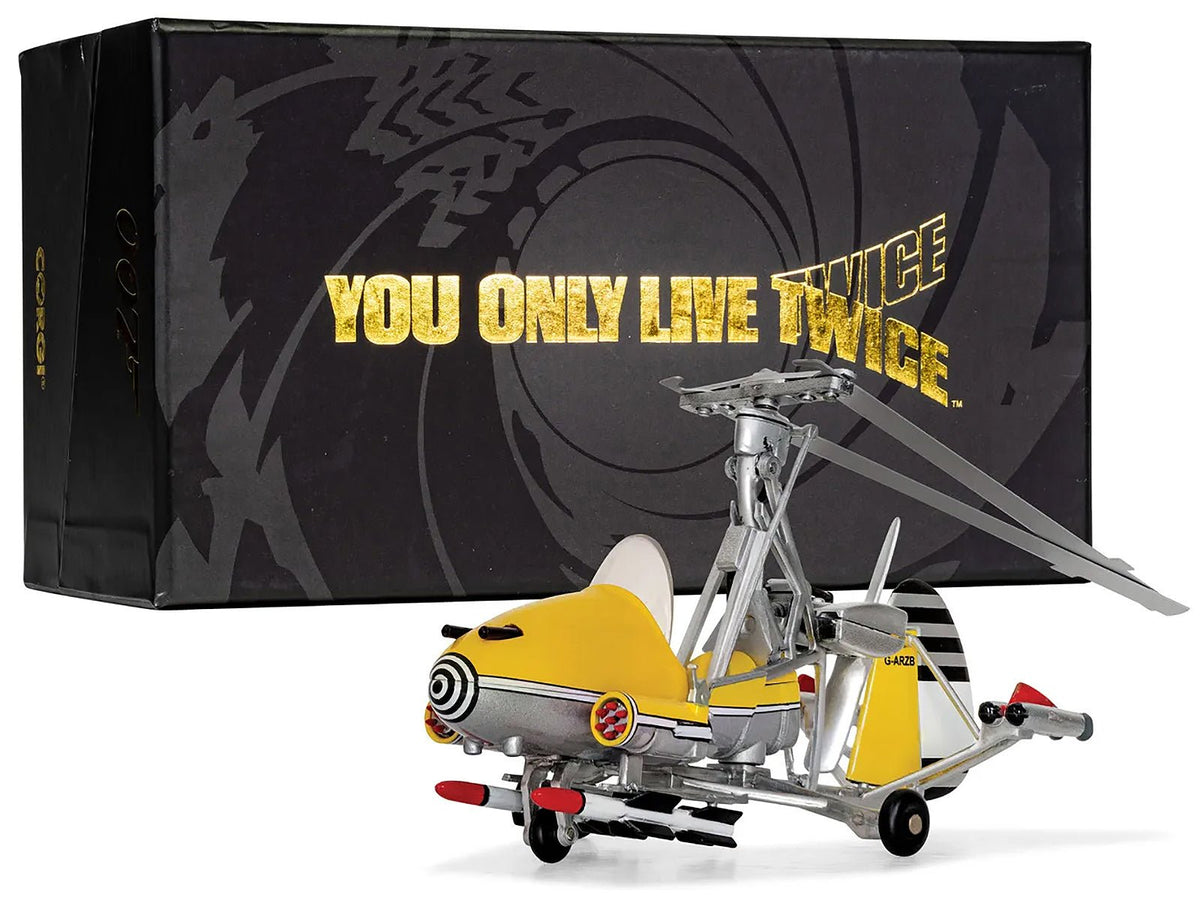 Little Nellie Gyrocopter Yellow James Bond 007 "You Only Live Twice" (1967) Movie Diecast Model by Corgi-Corgi-ModelCars.com