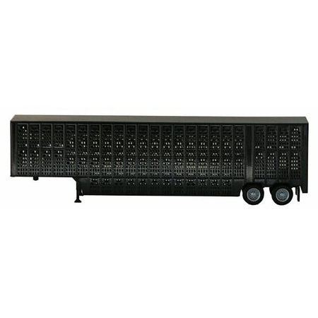 Livestock Trailer Black 1/87 (HO) Plastic Model by Promotex - Promotex - ModelCars.com