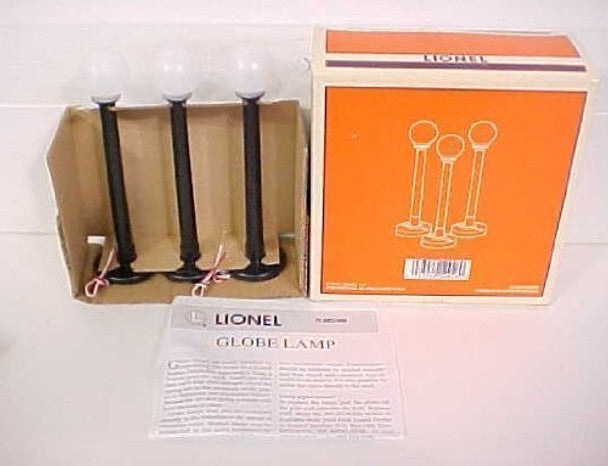 #64 GLOBE STREET LAMP 3PK     