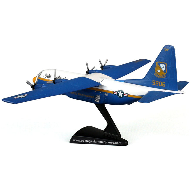 Lockheed C - 130 Hercules Transport Aircraft "Fat Albert - Blue Angels" 1/200 Diecast Model Airplane by Postage Stamp - Postage Stamp - ModelCars.com