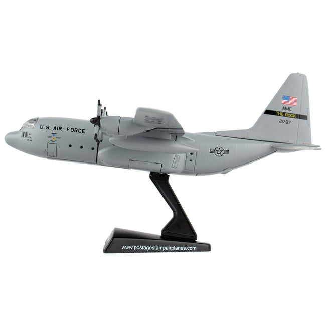 Lockheed C - 130 Hercules Transport Aircraft "Spare 617" United States Air Force 1/200 Diecast Model Airplane by Postage Stamp - Postage Stamp - ModelCars.com