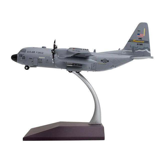Lockheed C-130H3 Hercules Transport Aircraft "Montana Air National Guard, Great Falls ANGB" United States Air Force "Gemini 200" Series 1/200 Diecast Model Airplane by GeminiJets-GeminiJets-ModelCars.com