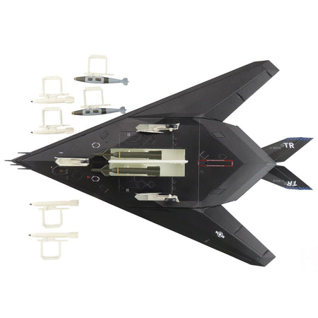 Lockheed F-117A Nighthawk Stealth Aircraft "84-0809" (2022) United States Air Force "Air Power Series" 1/72 Diecast Model by Hobby Master-Hobby Master-ModelCars.com
