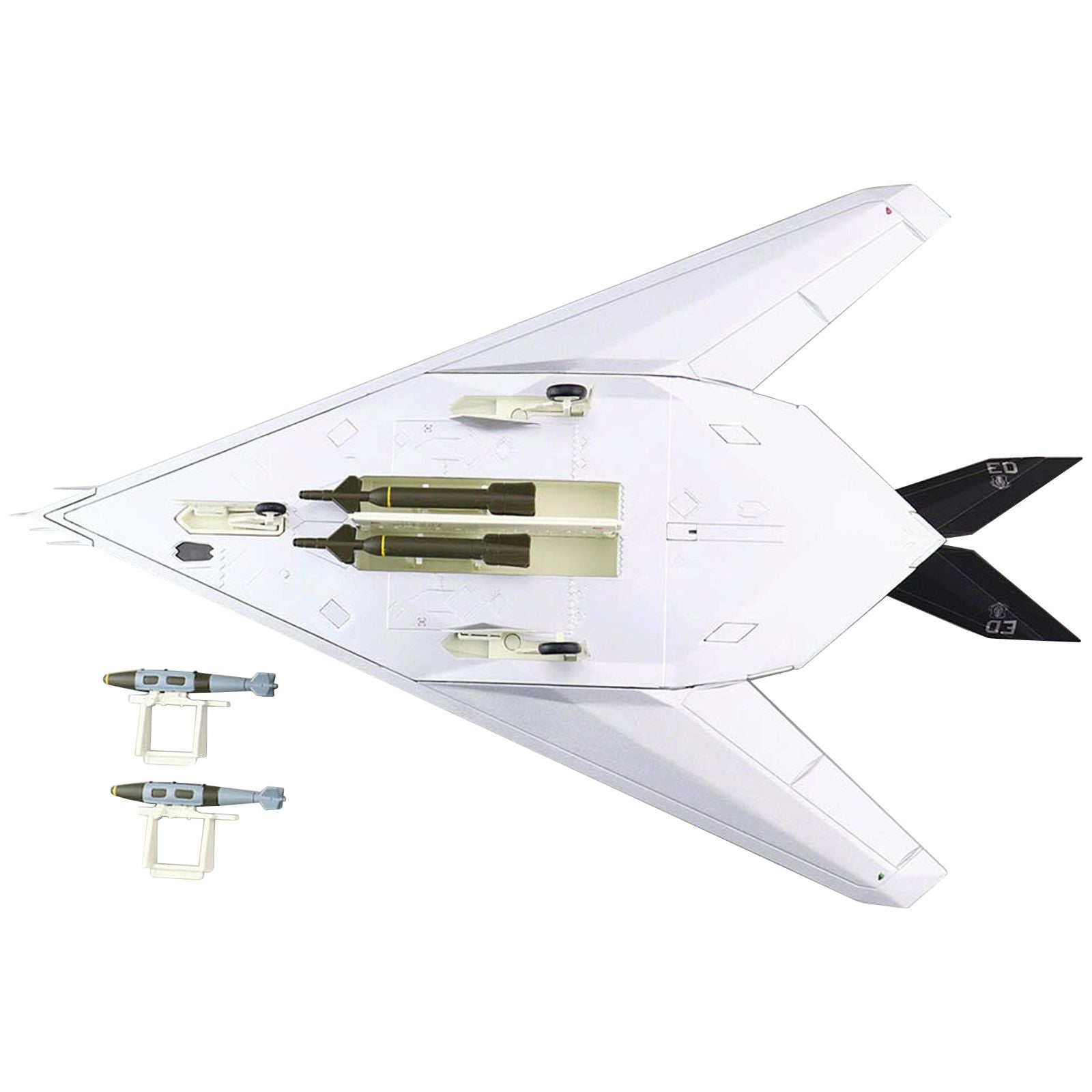 Lockheed F - 117A Nighthawk Stealth Aircraft "Toxic Death" (1991) "Air Power Series" 1/72 Diecast Model by Hobby Master - Hobby Master - ModelCars.com