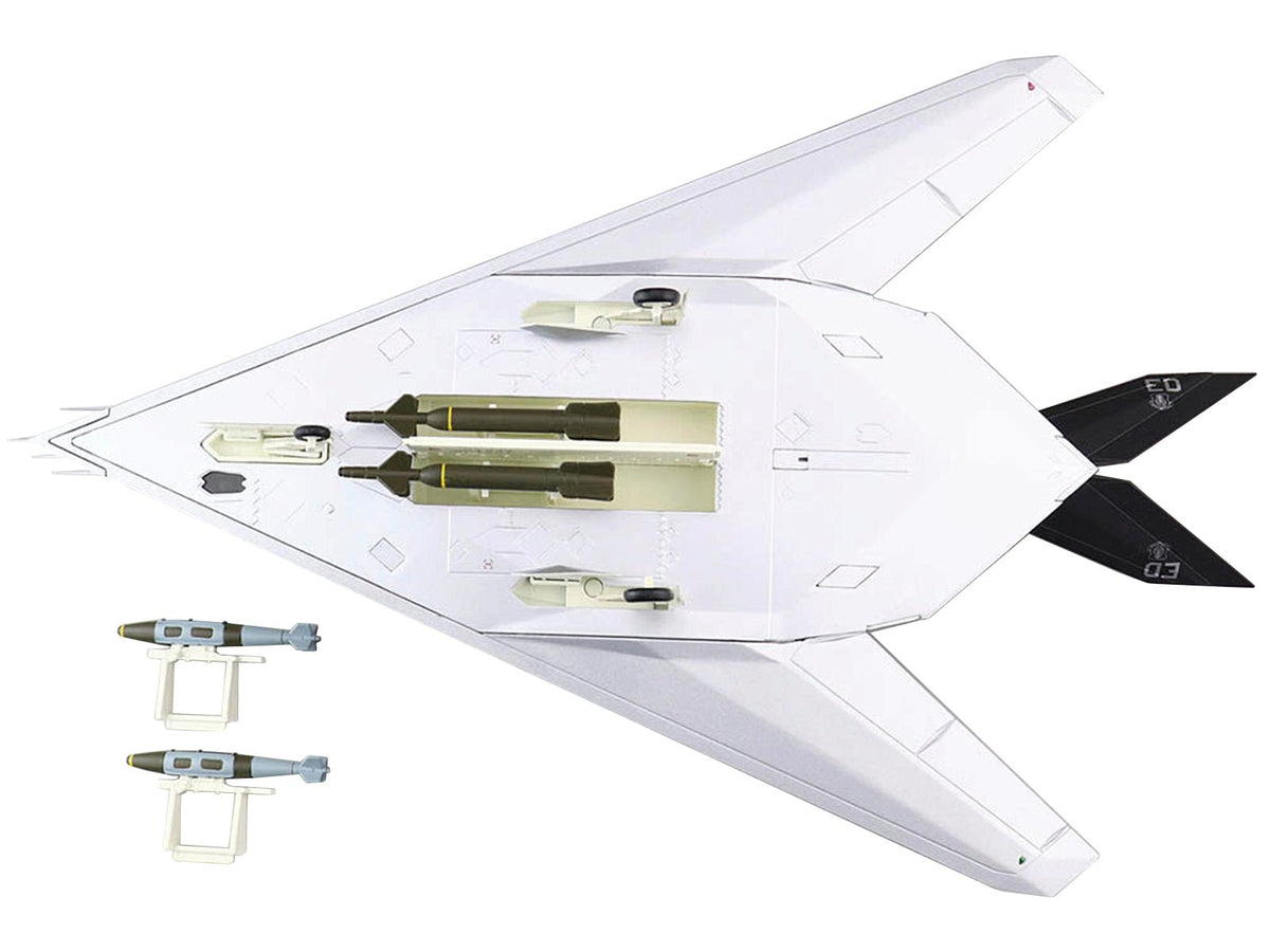 Lockheed F-117A Nighthawk Stealth Aircraft "Toxic Death" (1991) "Air Power Series" 1/72 Diecast Model by Hobby Master-Hobby Master-ModelCars.com