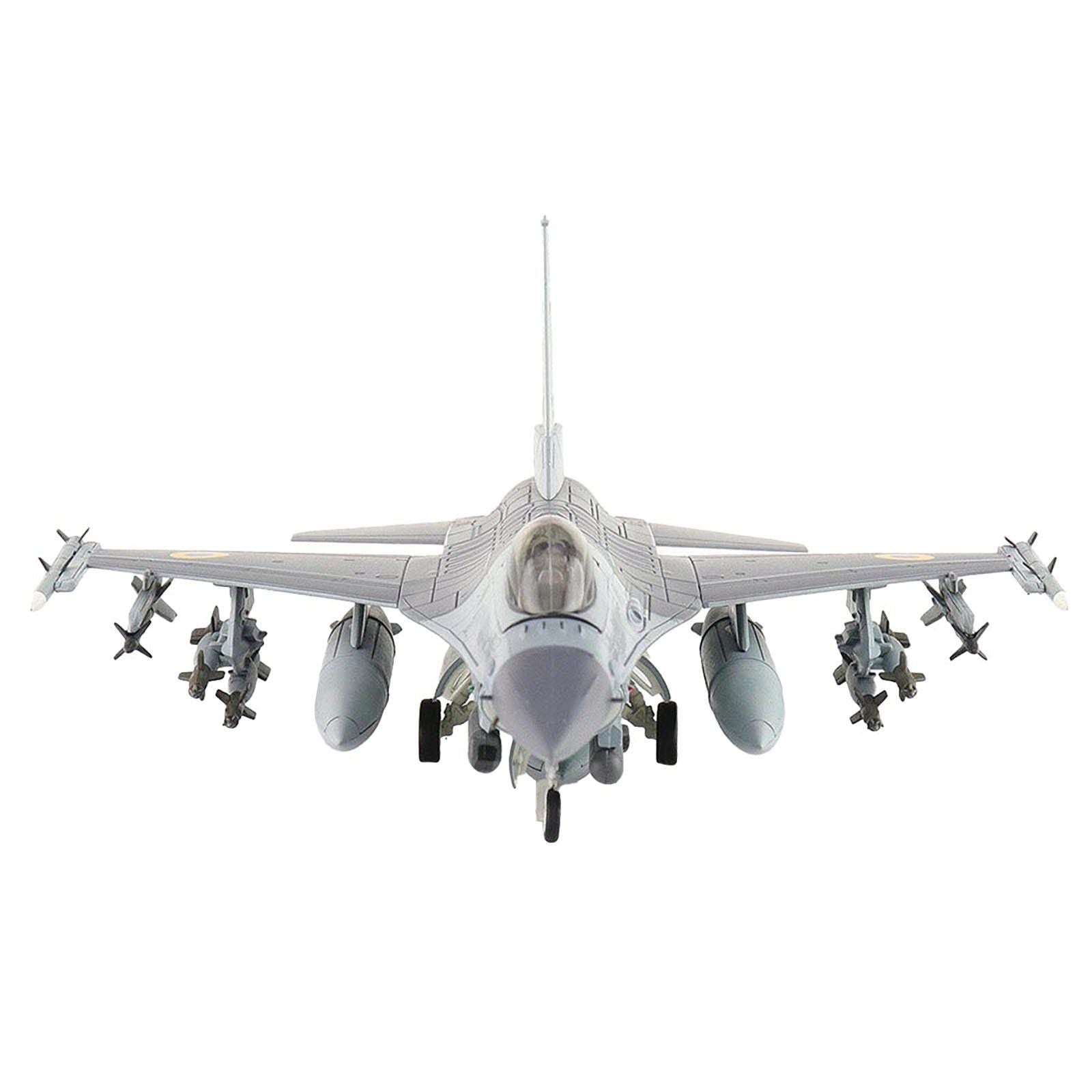 Lockheed F - 16AM Fighting Falcon Fighter Aircraft "UA24 - 3596 Pylon Integrated Dispenser System Plus" (2024) Ukrainian Air Force "Air Power Series" 1/72 Diecast Model by Hobby Master - Hobby Master - ModelCars.com