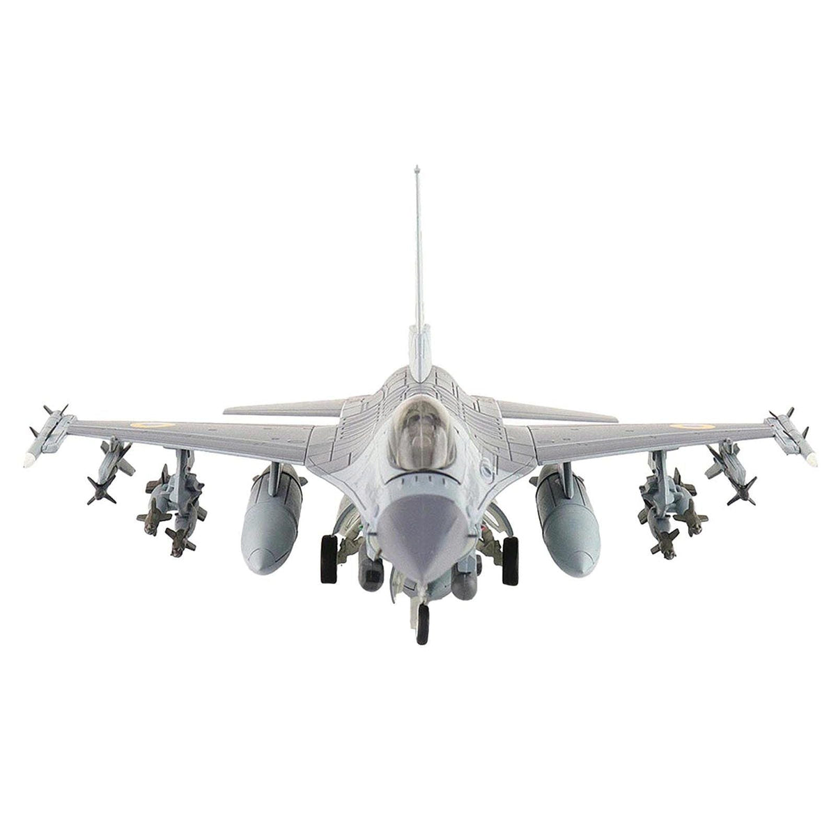 Lockheed F-16AM Fighting Falcon Fighter Aircraft "UA24-3596 Pylon Integrated Dispenser System Plus" (2024) Ukrainian Air Force "Air Power Series" 1/72 Diecast Model by Hobby Master-Hobby Master-ModelCars.com