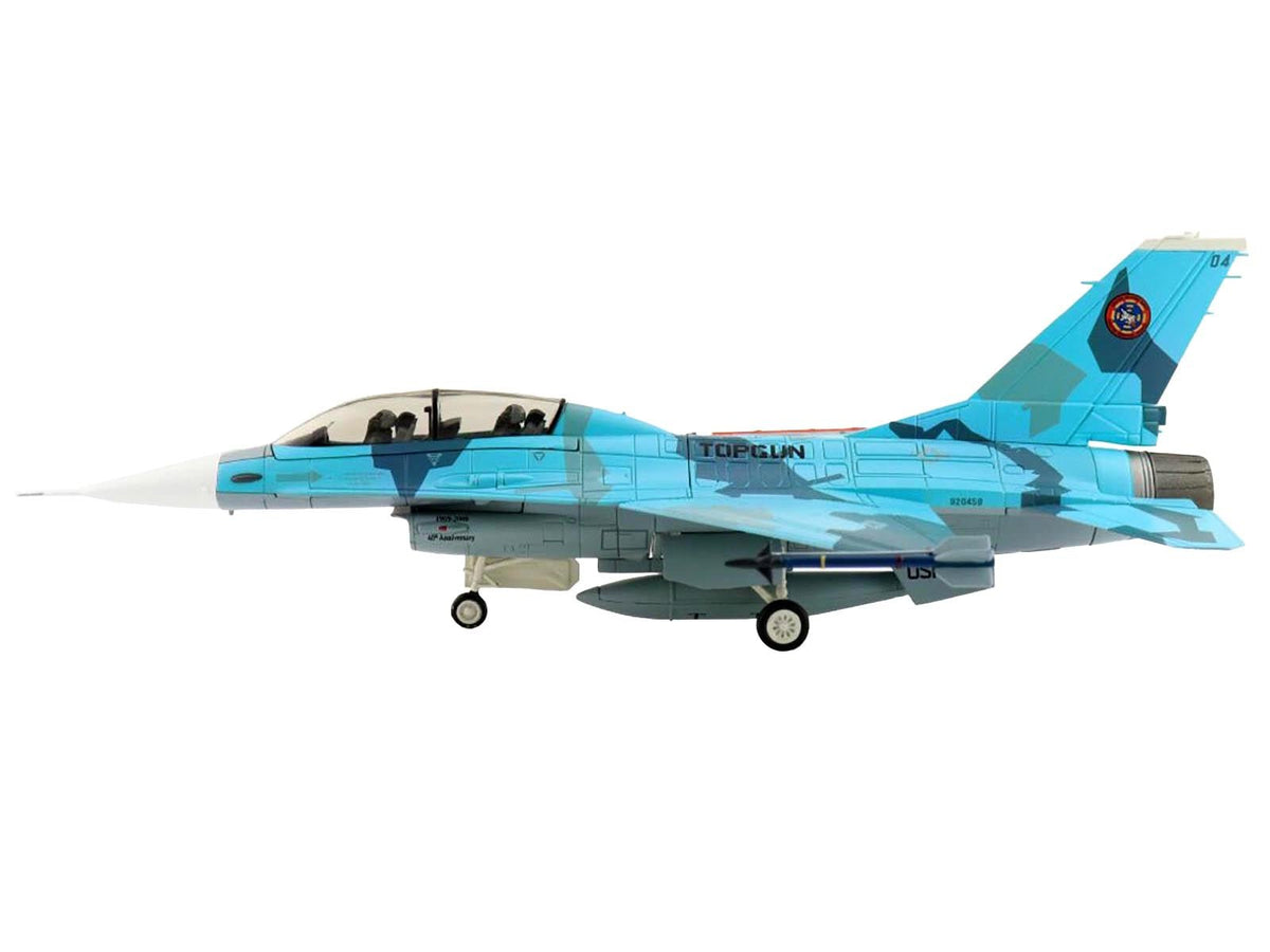 Lockheed F-16B Fighting Falcon Fighter Aircraft "Top Gun 90th Anniversary of Naval Aviation NSAWC" United States Navy "Air Power Series" 1/72 Diecast Model by Hobby Master-Hobby Master-ModelCars.com