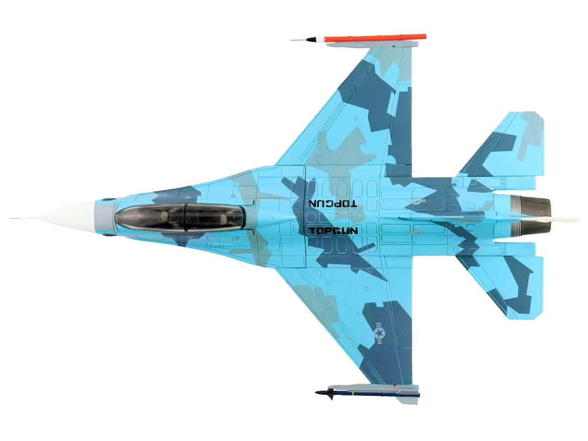 Lockheed F-16B Fighting Falcon Fighter Aircraft "Top Gun 90th Anniversary of Naval Aviation NSAWC" United States Navy "Air Power Series" 1/72 Diecast Model by Hobby Master-Hobby Master-ModelCars.com