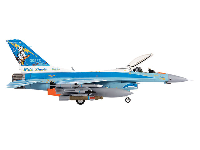 Lockheed F-16C Fighting Falcon Fighter Aircraft "309th Fighter Squadron 56th Operations Group Wild Ducks" (2022) United States Air Force 1/72 Diecast Model by JC Wings-JC Wings-ModelCars.com