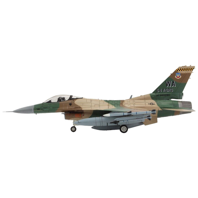 Lockheed F - 16C Fighting Falcon Fighter Aircraft "Lizard 64th Aggressor Squadron Commander" (2009 - 2010) United States Air Force "Air Power Series" 1/72 Diecast Model by Hobby Master - Hobby Master - ModelCars.com