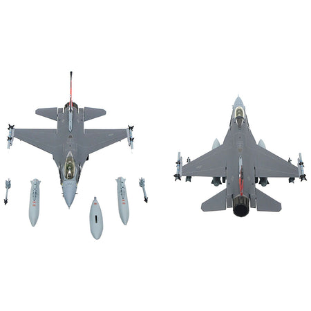 Lockheed F-16C Fighting Falcon Fighter Aircraft "USAF ANG 115th Fighter Wing Wisconsin 70th Anniversary" (2018) 1/72 Diecast Model by JC Wings-JC Wings-ModelCars.com