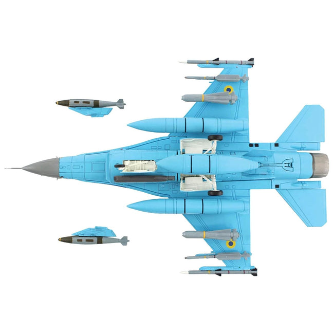 Lockheed F - 16C Fighting Falcon Fighter Aircraft "What If? Scheme" Ukrainian Air Force "Air Power Series" 1/72 Diecast Model by Hobby Master - Hobby Master - ModelCars.com