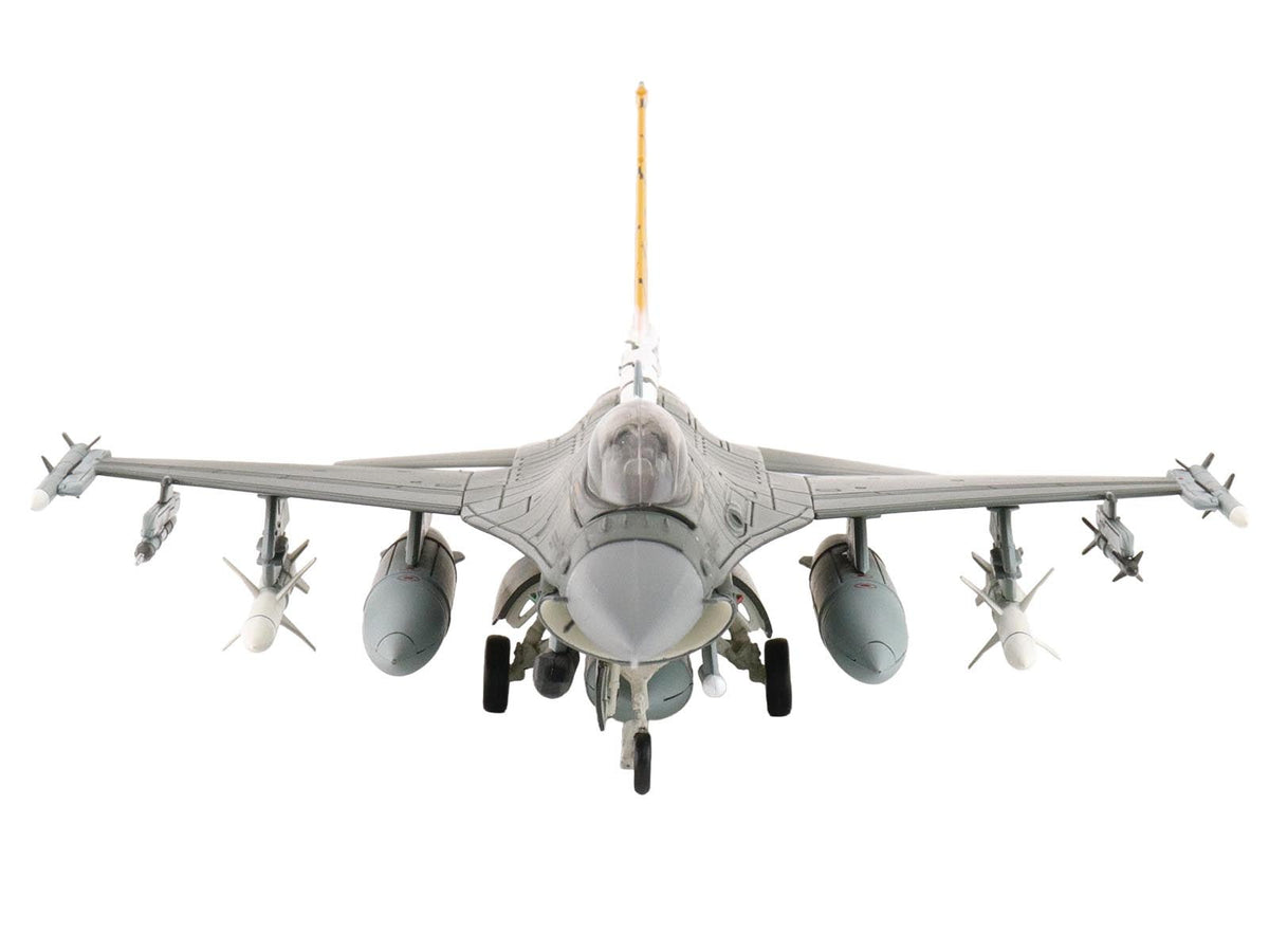 Lockheed F-16CM Fighting Falcon Fighter Aircraft "91-0379 Tiger Tiger 1 79th Fighter Squadron Shaw Air Force Base" (2023) United States Air Force "Air Power Series" 1/72 Diecast Model by Hobby Master-Hobby Master-ModelCars.com