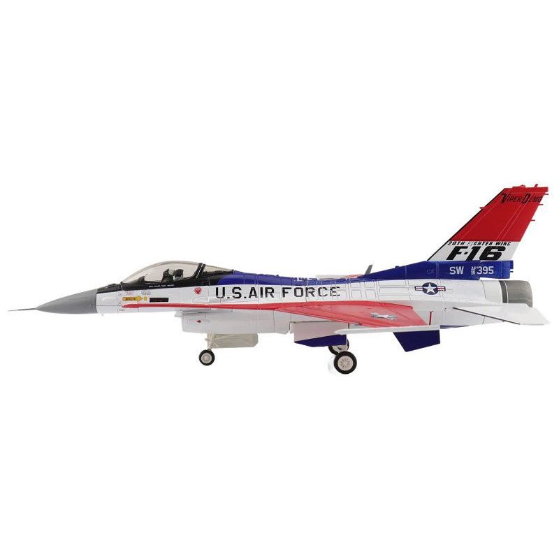 Lockheed F - 16CM Fighting Falcon Fighter Aircraft "91 - 0395 Viper Demo Shaw Air Force Base" (2024) United States Air Force "Air Power Series" 1/72 Diecast Model by Hobby Master - Hobby Master - ModelCars.com