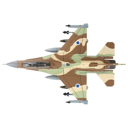 Lockheed F-16D Fighting Falcon Fighter Aircraft "628 Barak 105 Squadron The Scorpion" Israeli Air Force "Air Power Series" 1/72 Diecast Model by Hobby Master-Hobby Master-ModelCars.com
