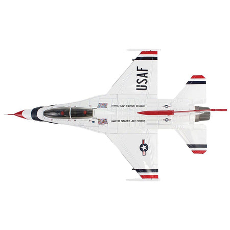 Lockheed F-16D Fighting Falcon Fighter Aircraft "No.7 Thunderbirds Nellis Air Force Base" (2017) United States Air Force "Air Power Series" 1/72 Diecast Model by Hobby Master-Hobby Master-ModelCars.com