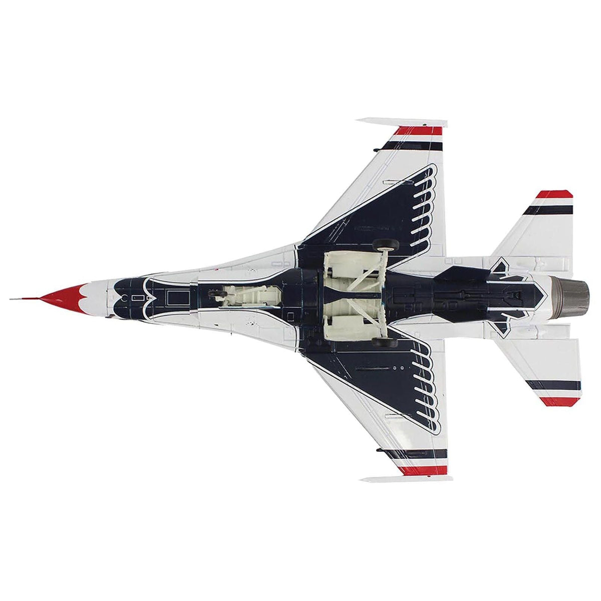 Lockheed F-16D Fighting Falcon Fighter Aircraft "No.7 Thunderbirds Nellis Air Force Base" (2017) United States Air Force "Air Power Series" 1/72 Diecast Model by Hobby Master-Hobby Master-ModelCars.com