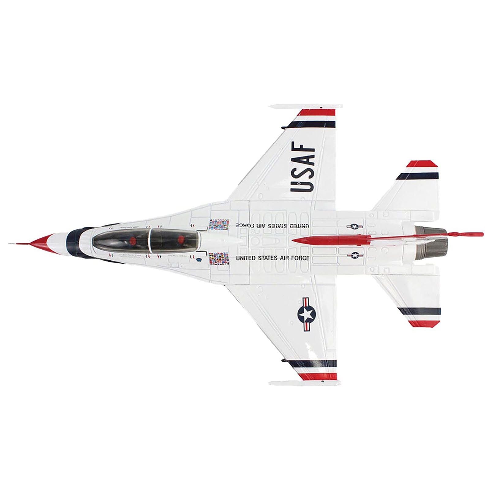 Lockheed F - 16D Fighting Falcon Fighter Aircraft "No.7 Thunderbirds Nellis Air Force Base" (2017) United States Air Force "Air Power Series" 1/72 Diecast Model by Hobby Master - Hobby Master - ModelCars.com