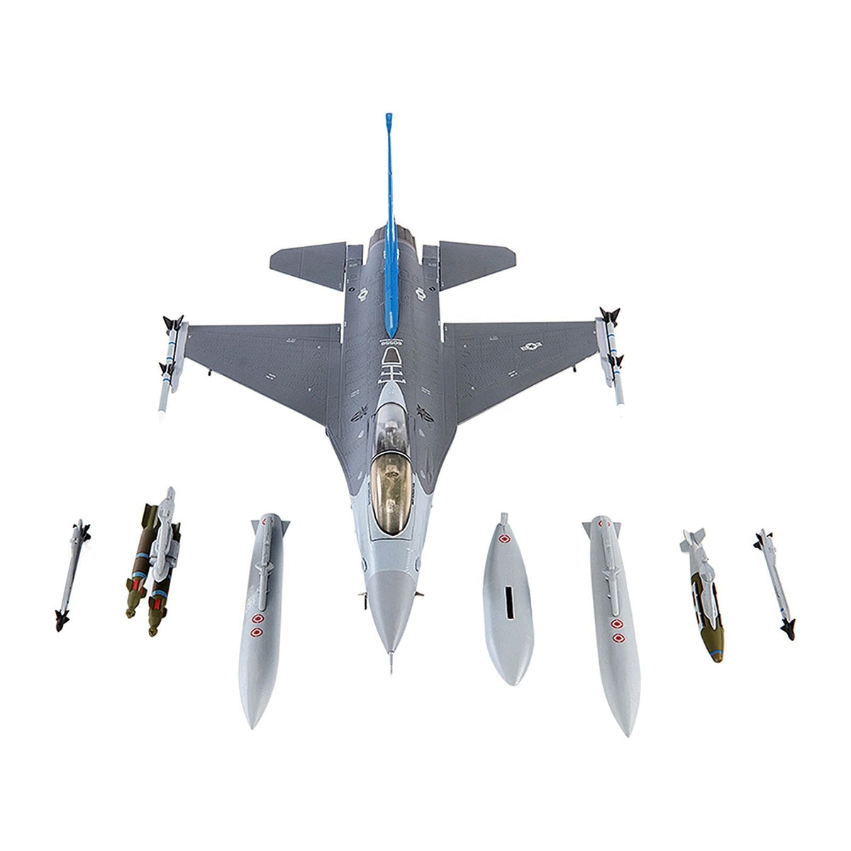 Lockheed F-16D Fighting Falcon Fighter Plane "USAF ANG 121st Fighter Squadron 113th Fighter Wing" (2011) 1/72 Diecast Model by JC Wings-JC Wings-ModelCars.com