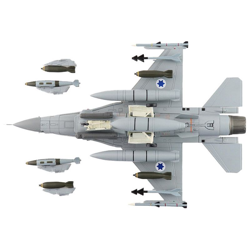 Lockheed F - 16I Fighting Falcon Fighter Aircraft "455 Sufa 119 Squadron The Bat" Israeli Air Force "Air Power Series" 1/72 Diecast Model by Hobby Master - Hobby Master - ModelCars.com