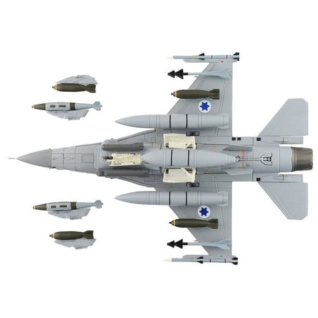 Lockheed F - 16I Fighting Falcon Fighter Aircraft "455 Sufa 119 Squadron The Bat" Israeli Air Force "Air Power Series" 1/72 Diecast Model by Hobby Master - Hobby Master - ModelCars.com