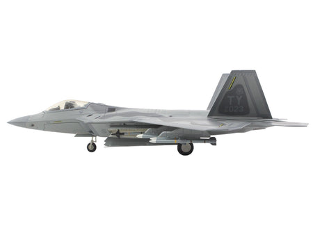 Lockheed F-22 Raptor Stealth Aircraft "01-4023 Major Joshua 'Cabo' Gunderson 43rd FS 325th FW Tyndall AFB" United States Air Force "Air Power Series" 1/72 Diecast Model by Hobby Master-Hobby Master-ModelCars.com