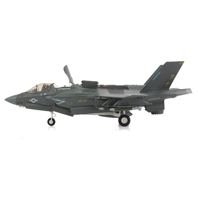 Lockheed F-35B Lightning II Aircraft (Beast Mode) "169623 VMFA-242 Bats Iwakuni Japan" (2024) United States Marine Corps "Air Power Series" 1/72 Diecast Model by Hobby Master-Hobby Master-ModelCars.com