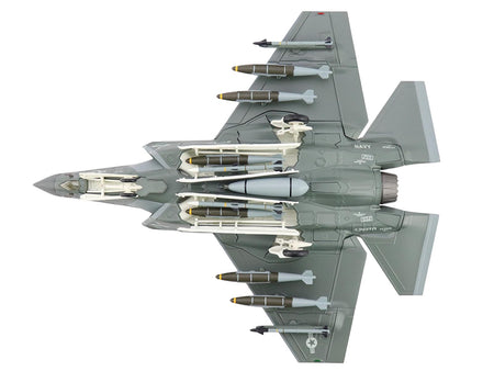 Lockheed F-35C Lightning II Aircraft "169034 VFA-125 Rough Raiders" (2022) United States Navy "Air Power Series" 1/72 Diecast Model by Hobby Master-Hobby Master-ModelCars.com