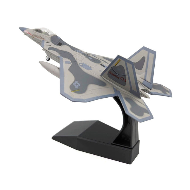 Lockheed Martin F-22A Raptor Aircraft "Spirit of America 412th Test Wing Edwards Air Force Base" (1997) United States Air Force 1/100 Diecast Model Airplane-Other-ModelCars.com