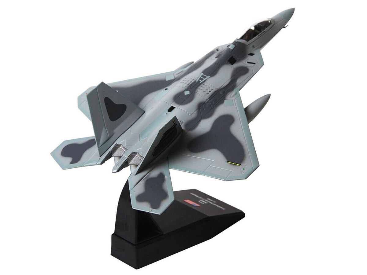 Lockheed Martin F-22A Raptor Stealth Aircraft "27th Figher Squadron 1st Operations Group Langley AFB" (2005) United States Air Force 1/100 Diecast Model Airplane-Other-ModelCars.com