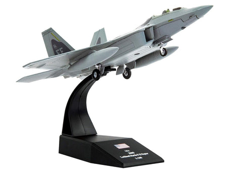 Lockheed Martin F-22A Raptor Stealth Aircraft "27th Figher Squadron 1st Operations Group Langley AFB" (2005) United States Air Force 1/100 Diecast Model Airplane-Other-ModelCars.com