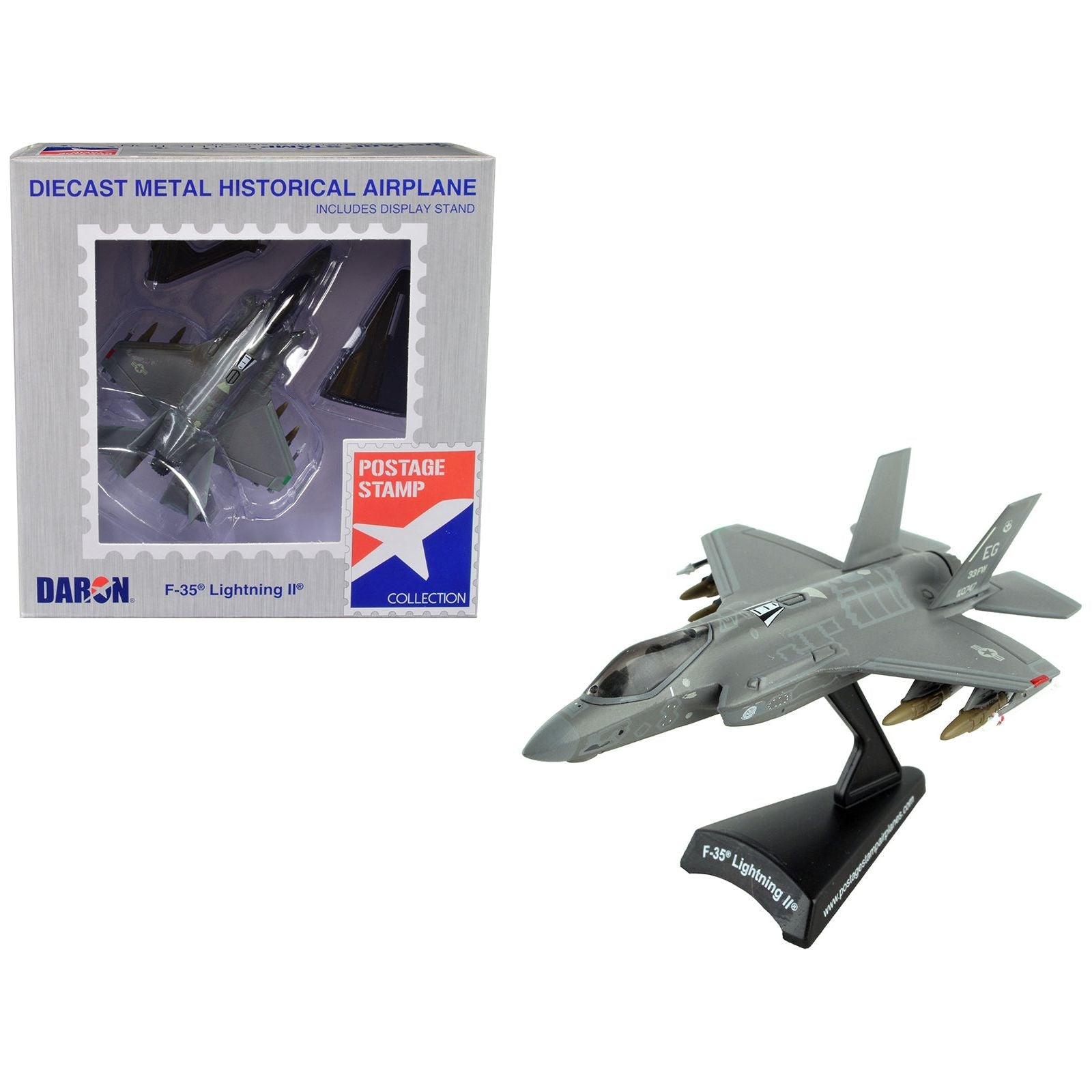 Lockheed Martin F - 35 Lightning II Fighter Aircraft "AF08 - 0747 First in Service" United States Air Force 1/144 Diecast Model Airplane by Postage Stamp - Postage Stamp - ModelCars.com