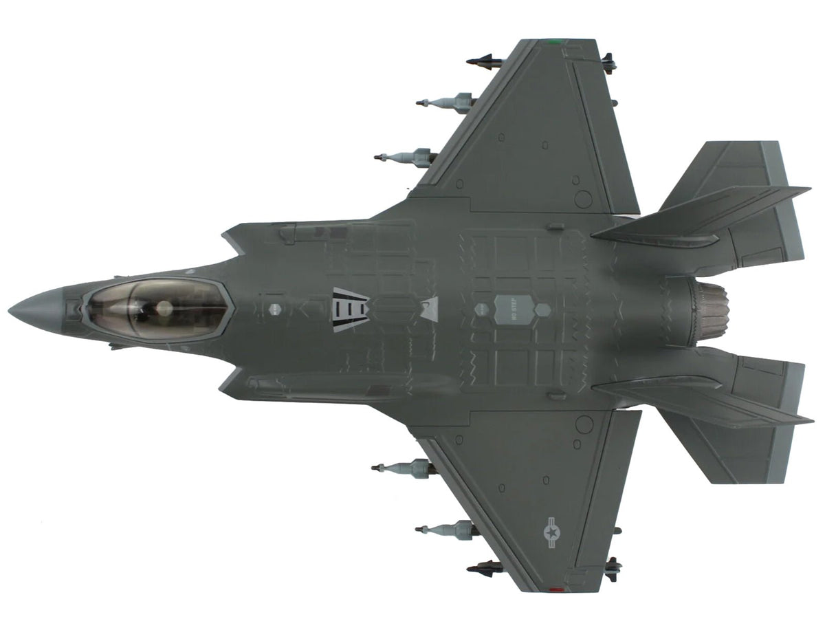 Lockheed Martin F-35A Lightning II Aircraft "100th Fighter Squadron Alabama Air National Guard" (2023) United States Air Force "Air Power Series" 1/72 Diecast Model by Hobby Master-Hobby Master-ModelCars.com