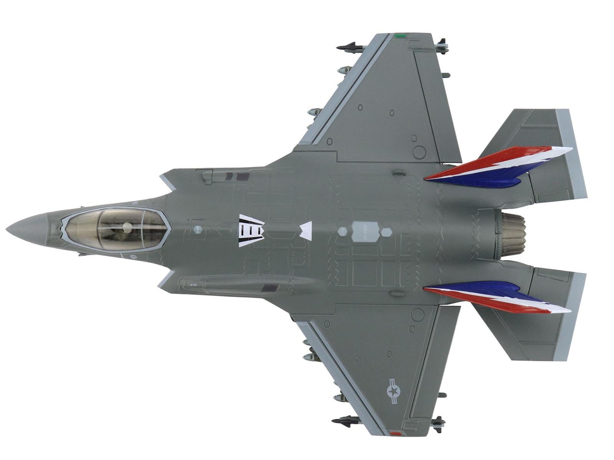 Lockheed Martin F-35A Lightning II Aircraft "22-5696 1000th Lightning II 176th FS Wisconsin ANG" (2004) United States Air Force "Air Power Series" 1/72 Diecast Model by Hobby Master-Hobby Master-ModelCars.com