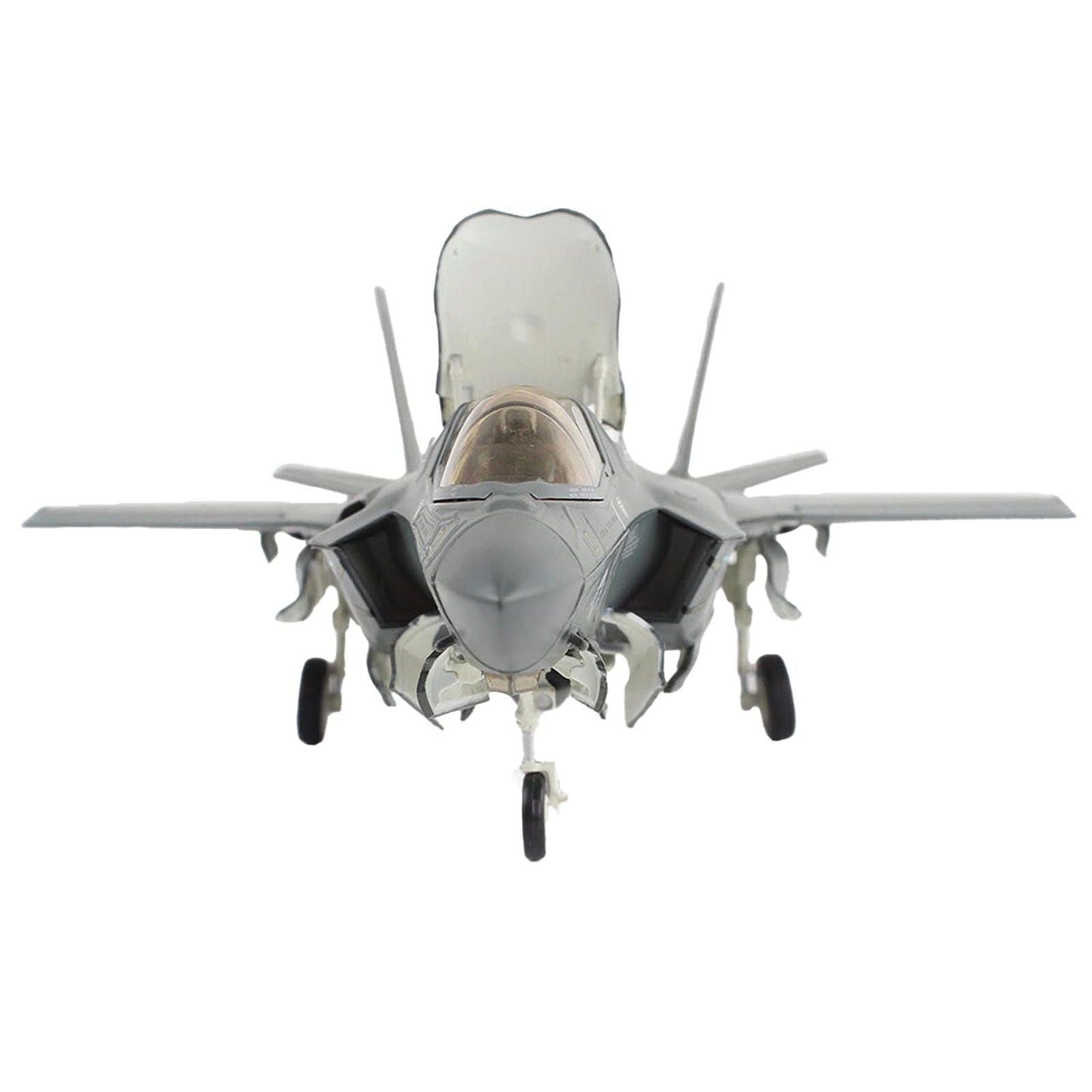 Lockheed Martin F - 35B Lightning II Aircraft "Black Death VMFA - 542 MCAS Cherry Point" (2023) United States Marine Corps "Air Power Series" 1/72 Diecast Model by Hobby Master - Hobby Master - ModelCars.com
