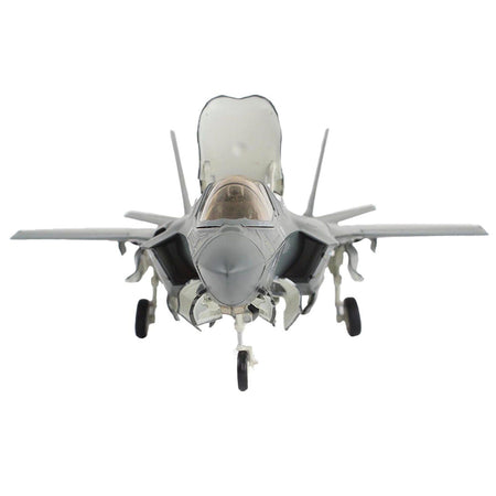 Lockheed Martin F - 35B Lightning II Aircraft "Black Death VMFA - 542 MCAS Cherry Point" (2023) United States Marine Corps "Air Power Series" 1/72 Diecast Model by Hobby Master - Hobby Master - ModelCars.com