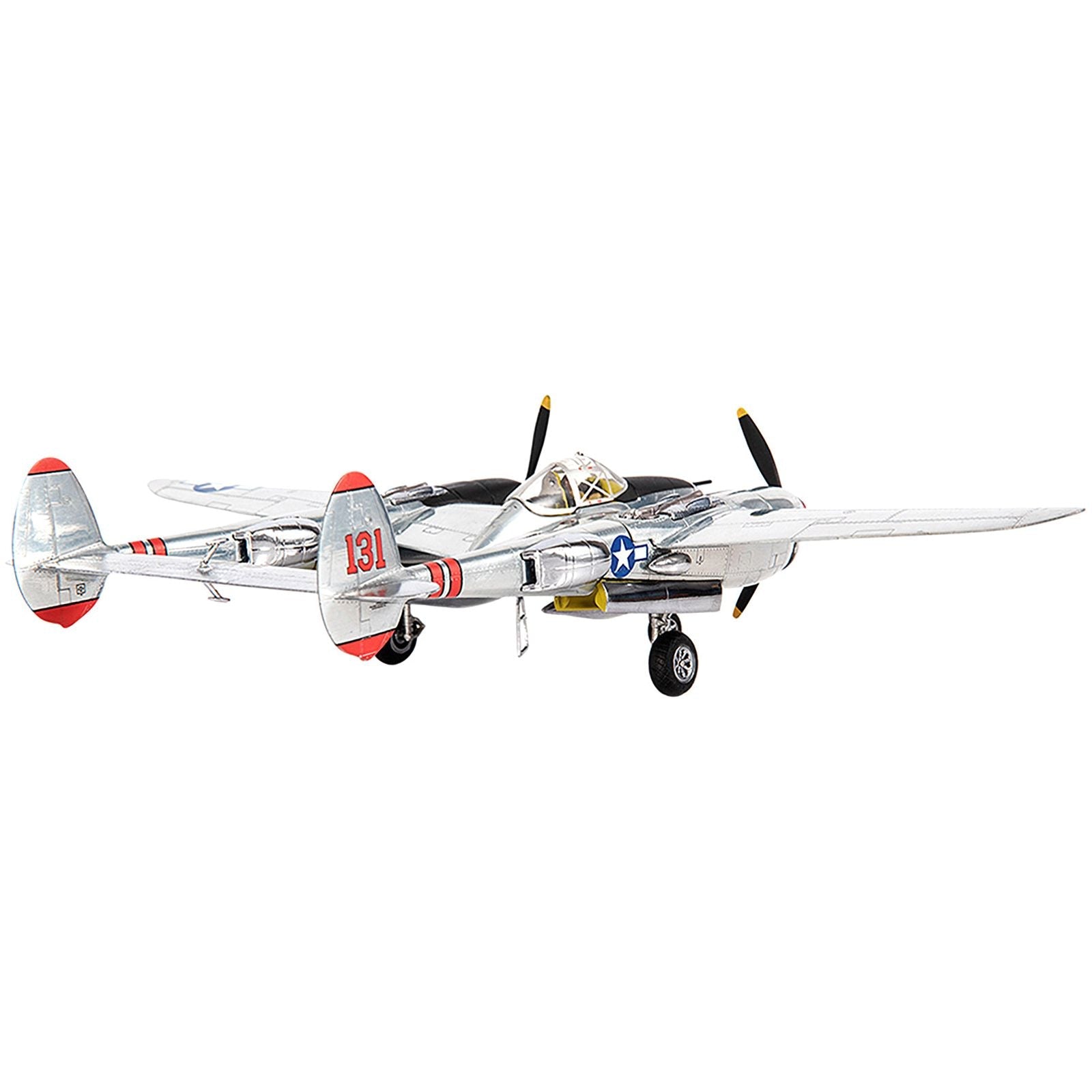 Lockheed P - 38J Lightning Fighter Plane "Major Thomas McGuire U.S. Army Air Force 431st Fighter Squadron" (1944) 1/72 Diecast Model by JC Wings - JC Wings - ModelCars.com