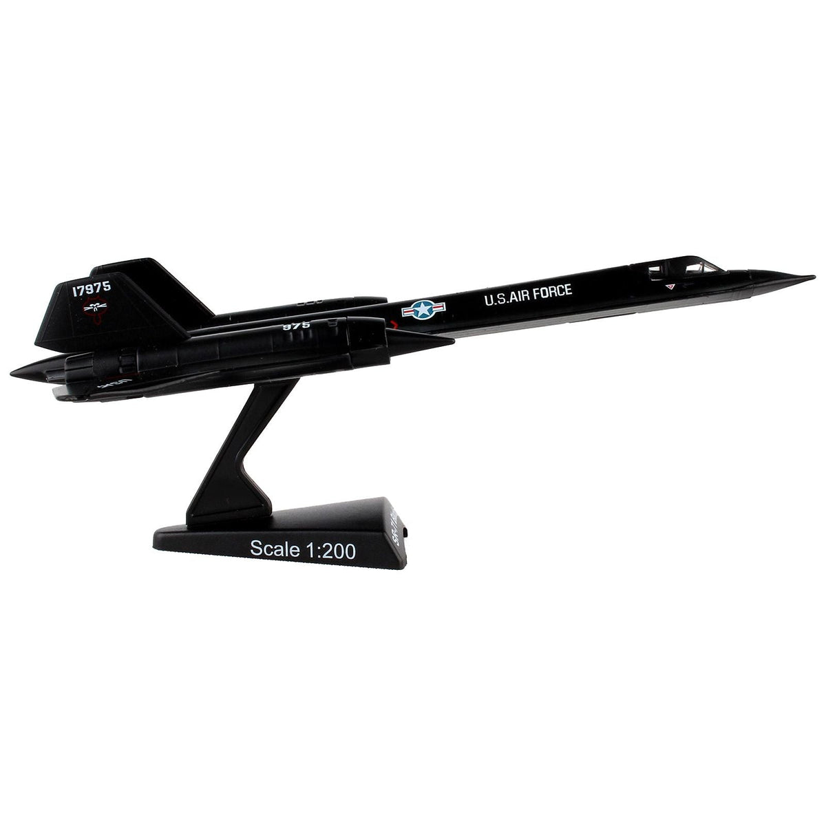 Lockheed SR - 71 Blackbird Aircraft "United States Air Force" 1/200 Diecast Model Airplane by Postage Stamp - Postage Stamp - ModelCars.com