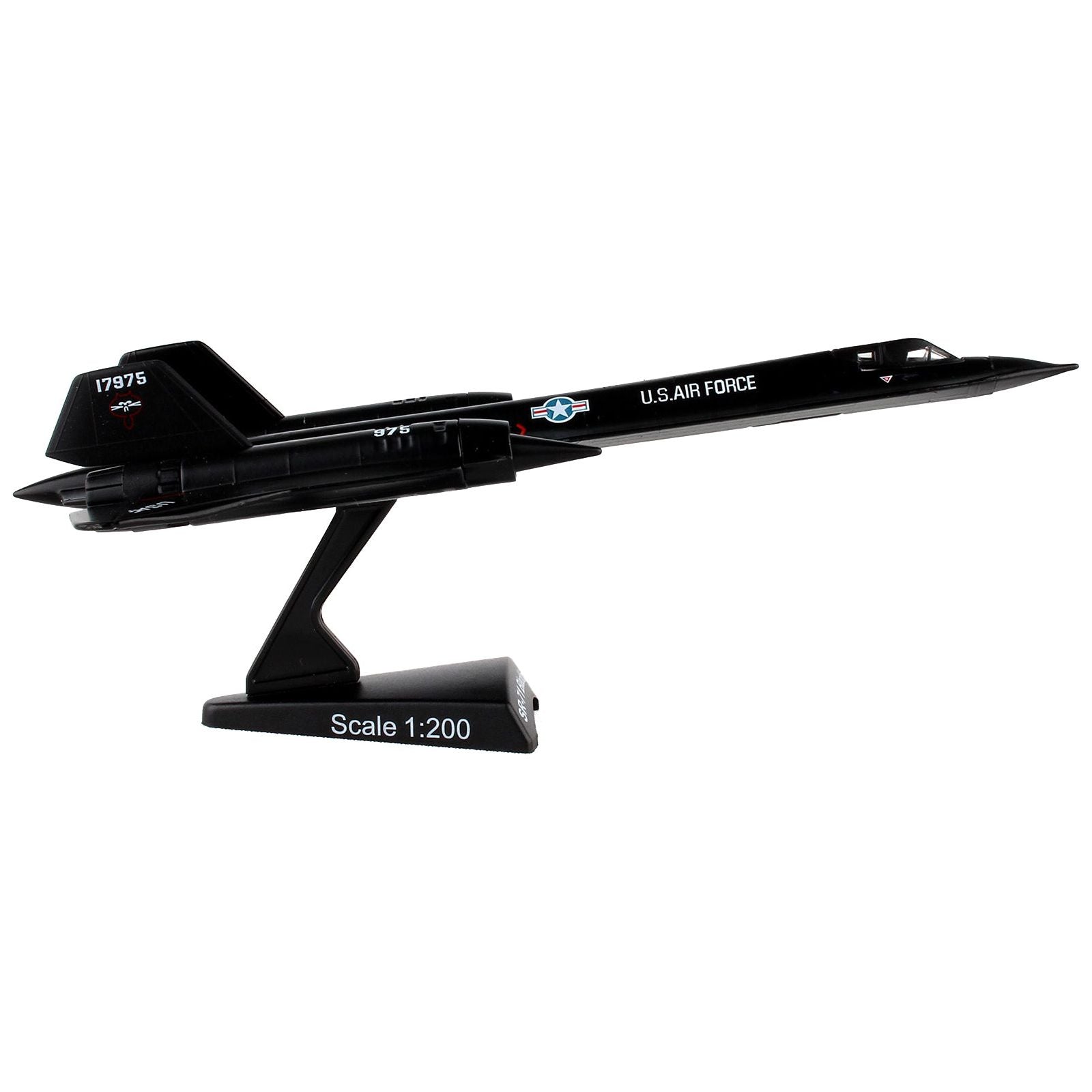 Lockheed SR - 71 Blackbird Aircraft "United States Air Force" 1/200 Diecast Model Airplane by Postage Stamp - Postage Stamp - ModelCars.com