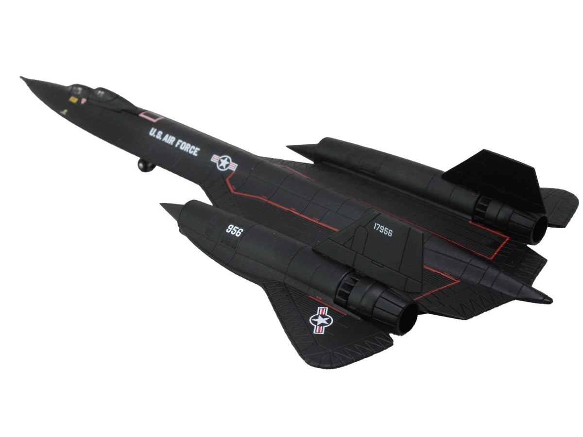 Lockheed SR-71B Blackbird Stealth Aircraft "9th Strategic Reconnaissance Wing Beale Air Base Gumby" United States Air Force 1/200 Diecast Model Airplane by Herpa-Herpa-ModelCars.com
