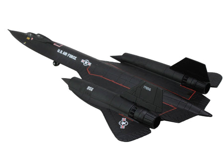 Lockheed SR-71B Blackbird Stealth Aircraft "9th Strategic Reconnaissance Wing Beale Air Base Gumby" United States Air Force 1/200 Diecast Model Airplane by Herpa-Herpa-ModelCars.com