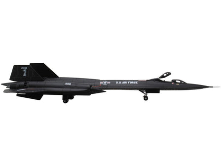 Lockheed SR-71B Blackbird Stealth Aircraft "9th Strategic Reconnaissance Wing Beale Air Base Gumby" United States Air Force 1/200 Diecast Model Airplane by Herpa-Herpa-ModelCars.com
