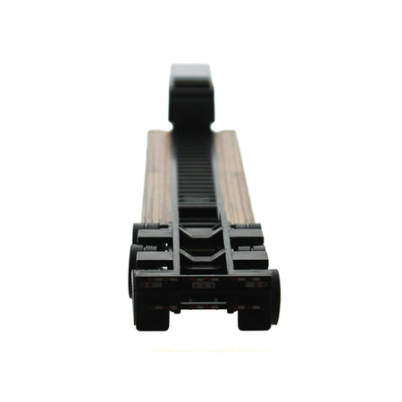 Low Boy Flatbed Trailer Black 1/87 (HO) Plastic Model Car by HO Logistics-HO Logistics Replicas-ModelCars.com