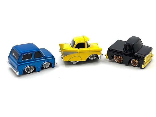 "Lowriders" Series 2 Chevrolet Triple Pack Set of 3 Cars Diecast Model Cars by CarTuned-Car Tuned-ModelCars.com
