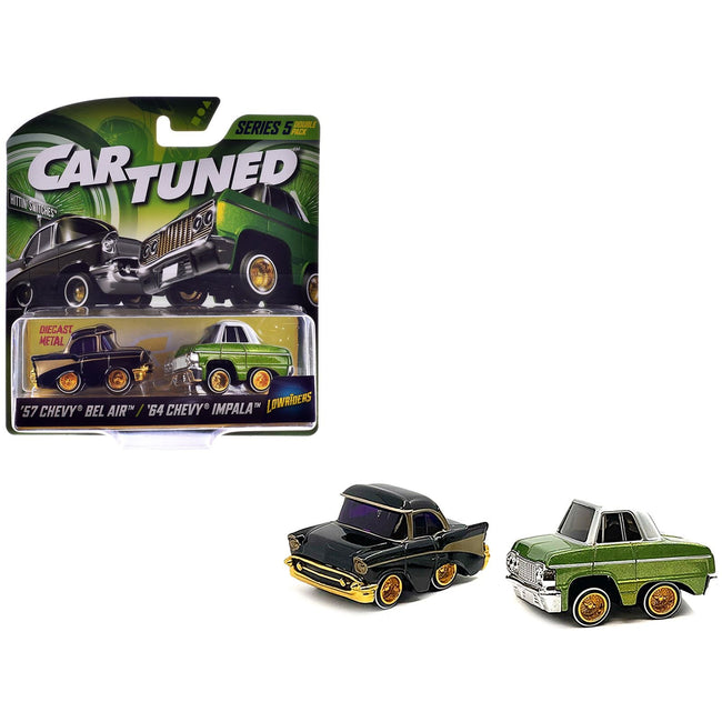"Lowriders" Series 5 Chevrolet Double Pack Set of 2 Cars Diecast Model Cars by CarTuned-Car Tuned-ModelCars.com