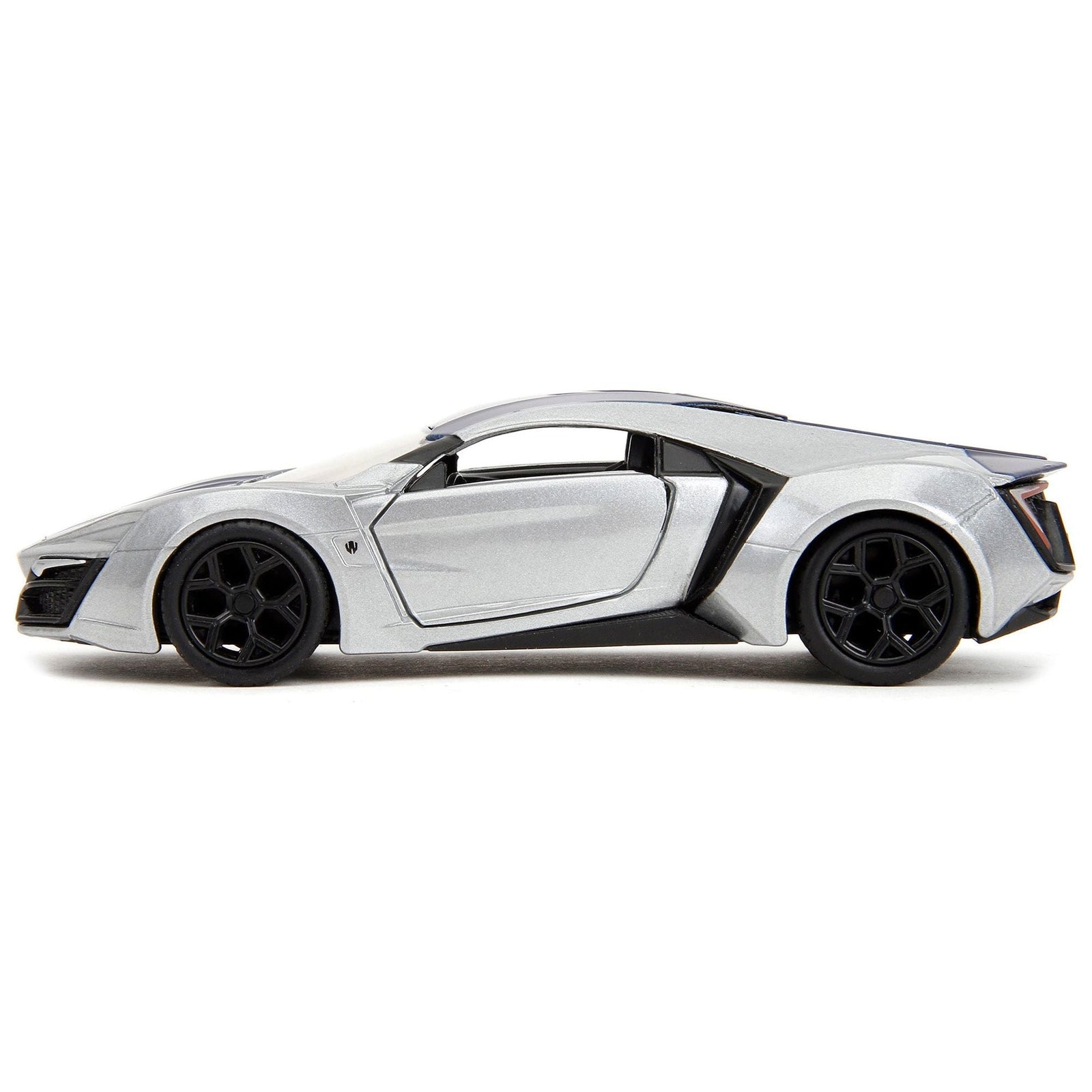 Lykan Hypersport Silver Metallic and Purple "Pink Slips" Series 1/32 Diecast Model Car by Jada - Jada - ModelCars.com