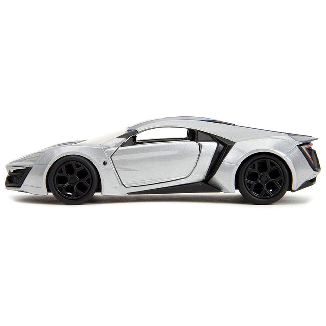 Lykan Hypersport Silver Metallic and Purple "Pink Slips" Series 1/32 Diecast Model Car by Jada - Jada - ModelCars.com