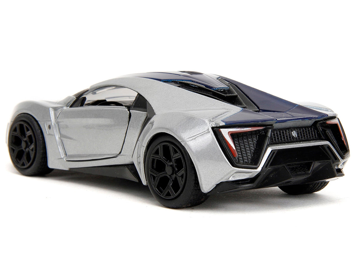 Lykan Hypersport Silver Metallic and Purple "Pink Slips" Series 1/32 Diecast Model Car by Jada-Jada-ModelCars.com